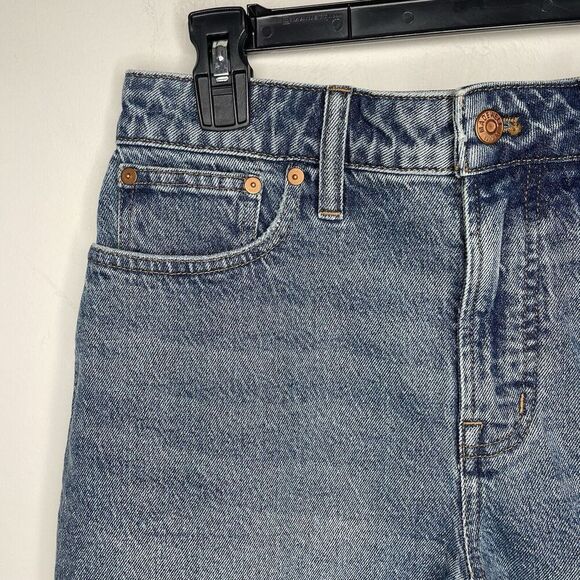 MADEWELL Perfect Jean Shorts Women 28 Curvy NEW Raw Hem Stretch NO739 - Picture 6 of 16
